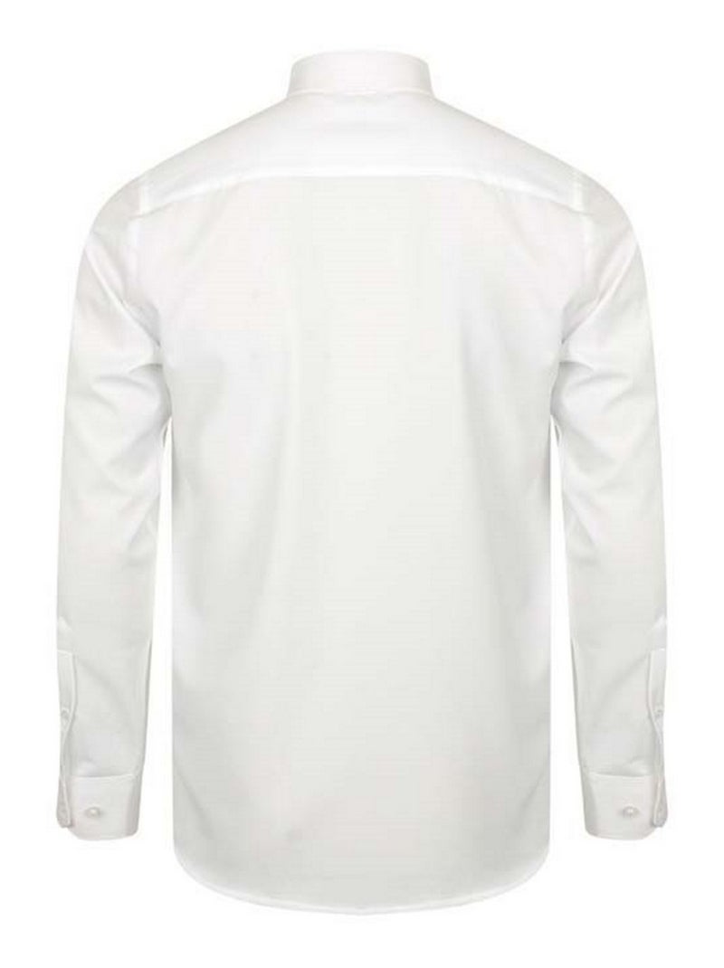 Henbury - Chemise manches longues Blanc - Kiabi