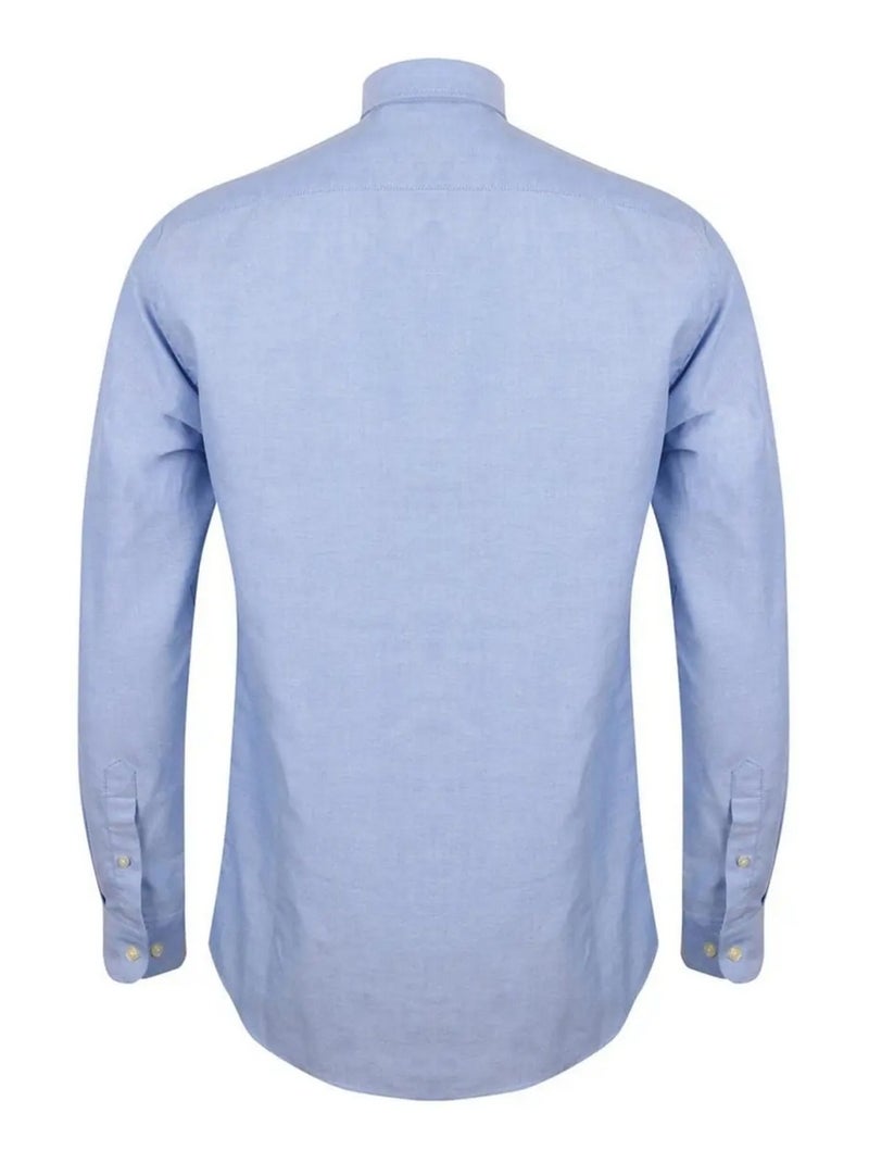 Henbury - Chemise manches longues CLASSIC Bleu - Kiabi