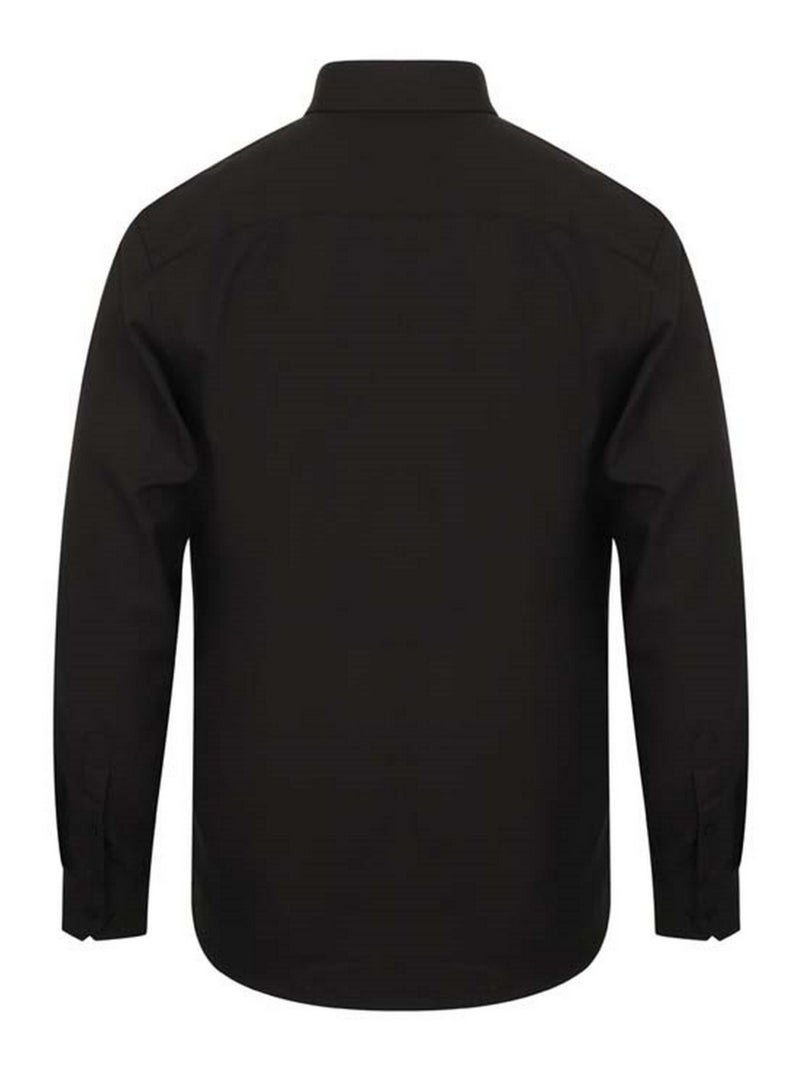 Henbury - Chemise manches longues Noir - Kiabi