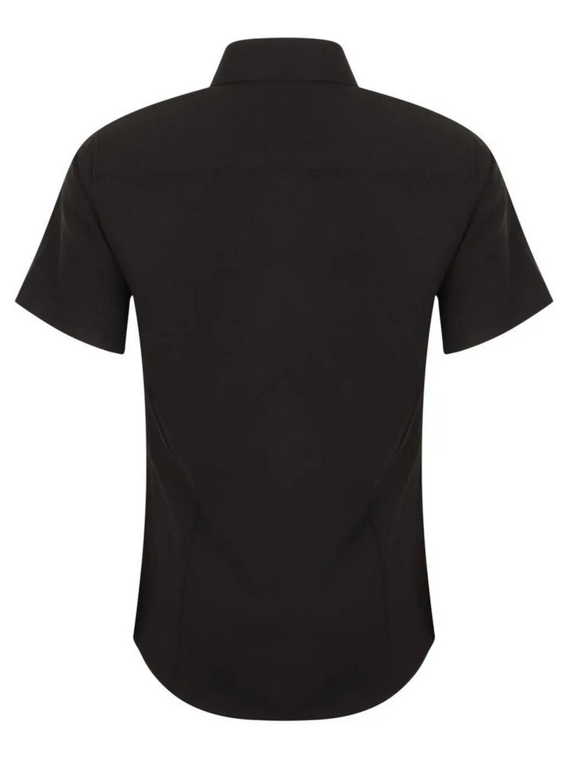 Henbury - Chemisier manches courtes Noir - Kiabi