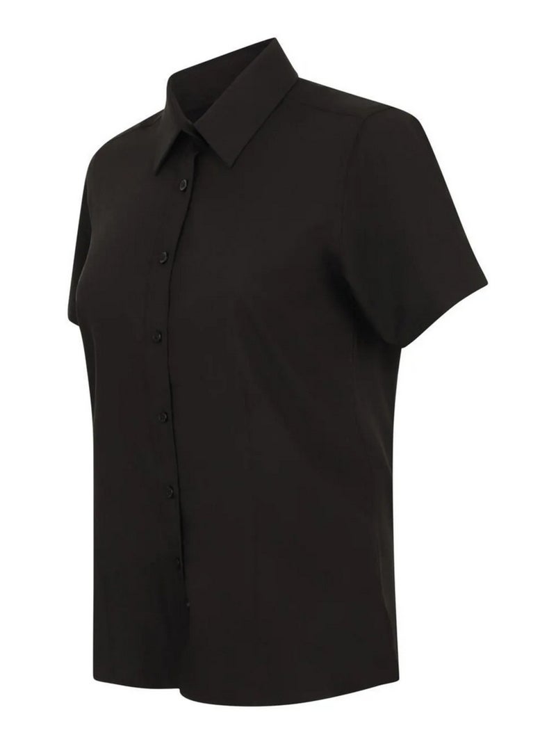 Henbury - Chemisier manches courtes Noir - Kiabi