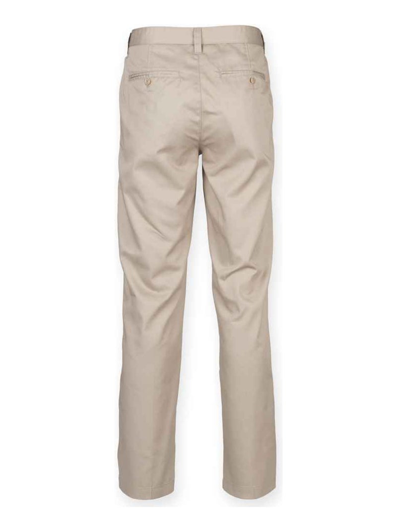 Henbury - Chino 65/35 Beige gris - Kiabi