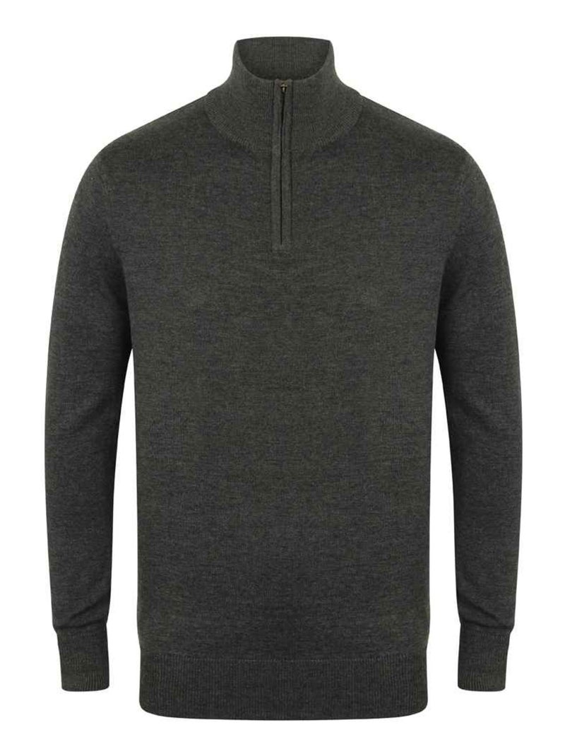 Henbury - Pull Gris chiné - Kiabi