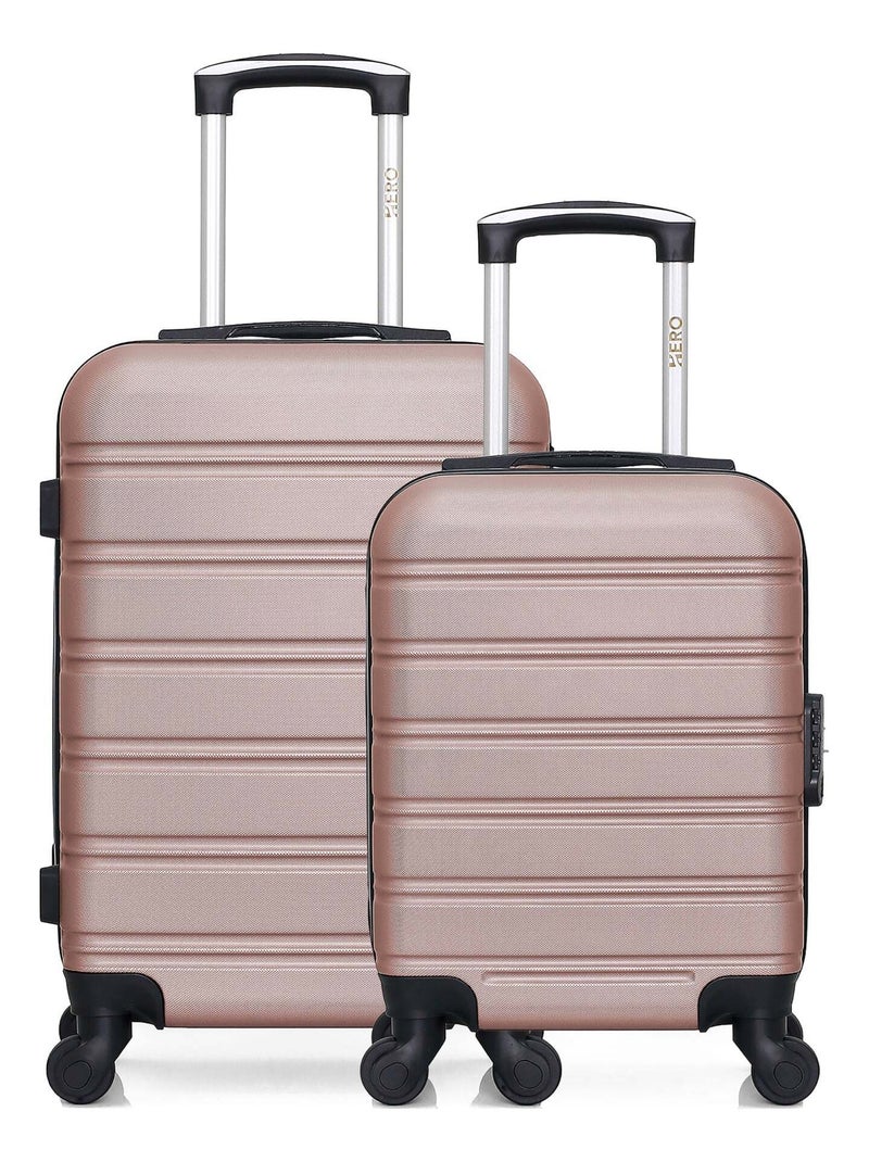 HERO - Lot de 2 - Valise cabine et valise cabine XXS RENOSO Rose - Kiabi
