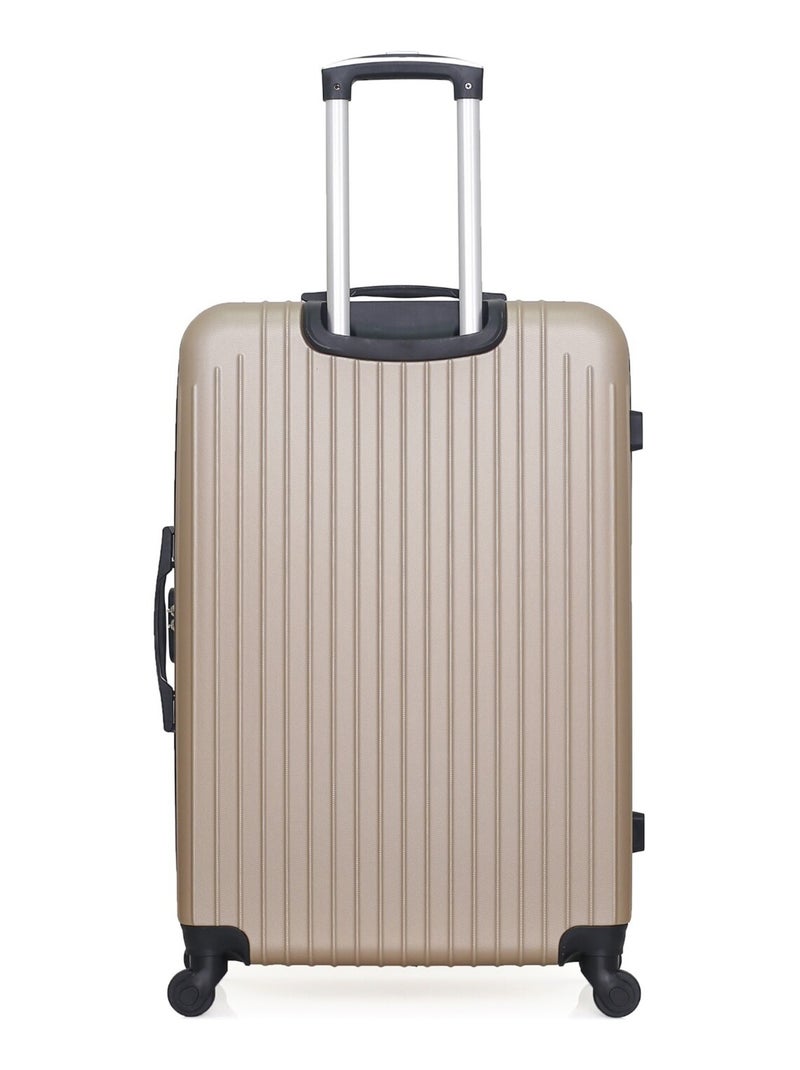 HERO - Lot de 2 - Valise grand format et valise weekend CARPATES Beige - Kiabi