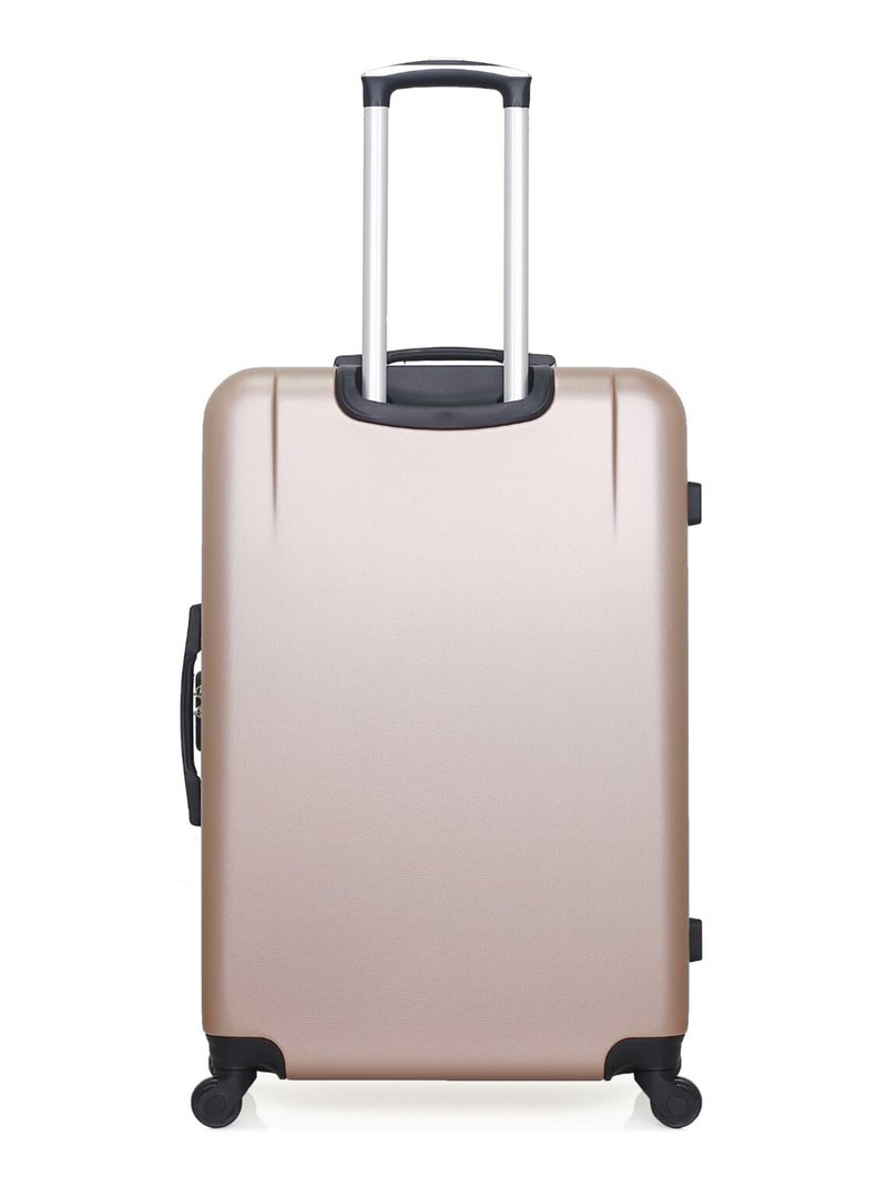 HERO - Lot de 2 - Valise grand format et valise weekend CORONADO Rose Métal - Kiabi
