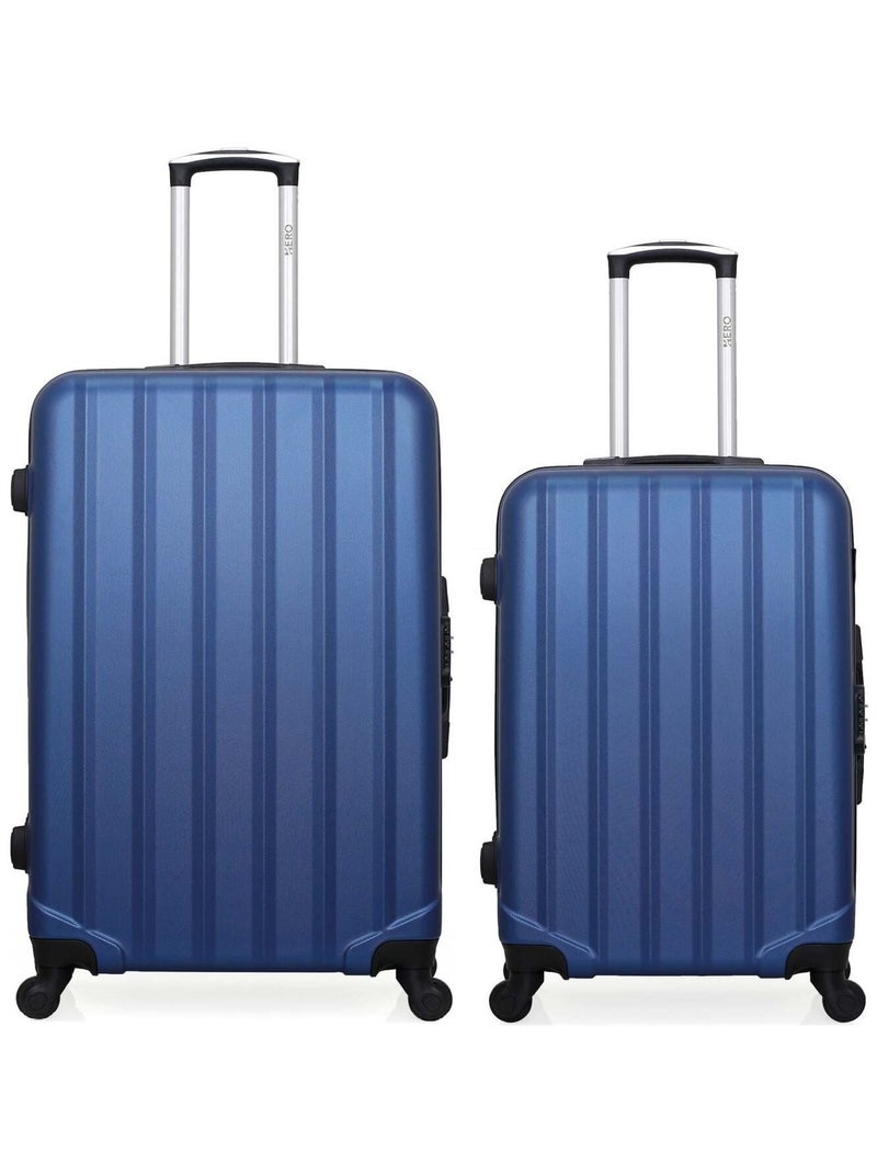 HERO - Lot de 2 - Valise grand format et valise weekend HIMALAYA Bleu marine - Kiabi