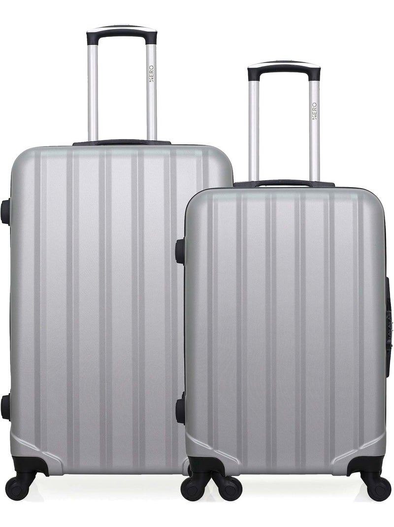 HERO - Lot de 2 - Valise grand format et valise weekend HIMALAYA Gris - Kiabi