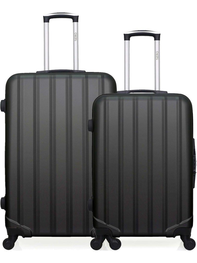 HERO - Lot de 2 - Valise grand format et valise weekend HIMALAYA Gris foncé - Kiabi