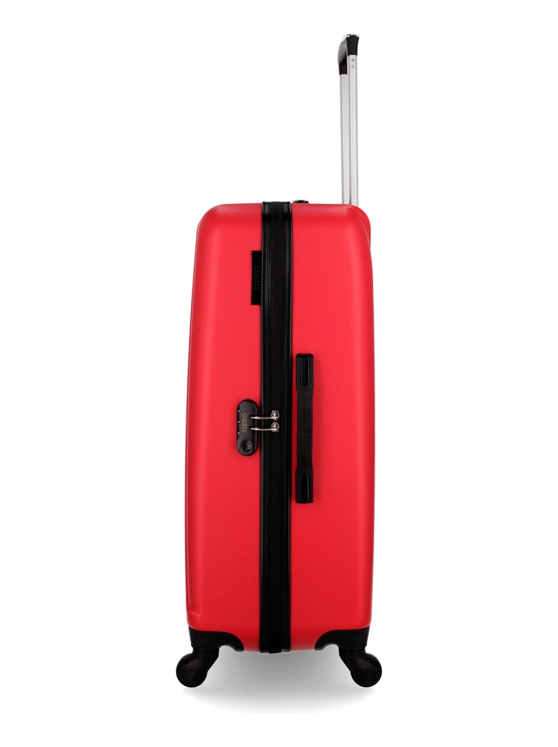 HERO - Lot de 2 - Valise grand format et valise weekend LANZAROTE Rouge - Kiabi