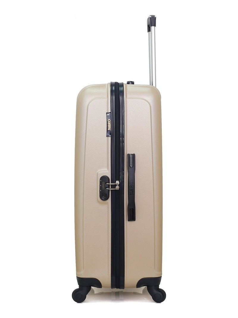 HERO - Lot de 2 - Valise grand format et valise weekend TAURUS Beige - Kiabi