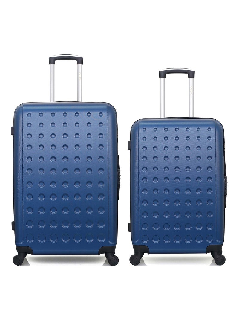 HERO - Lot de 2 - Valise grand format et valise weekend TAURUS Bleu marine - Kiabi