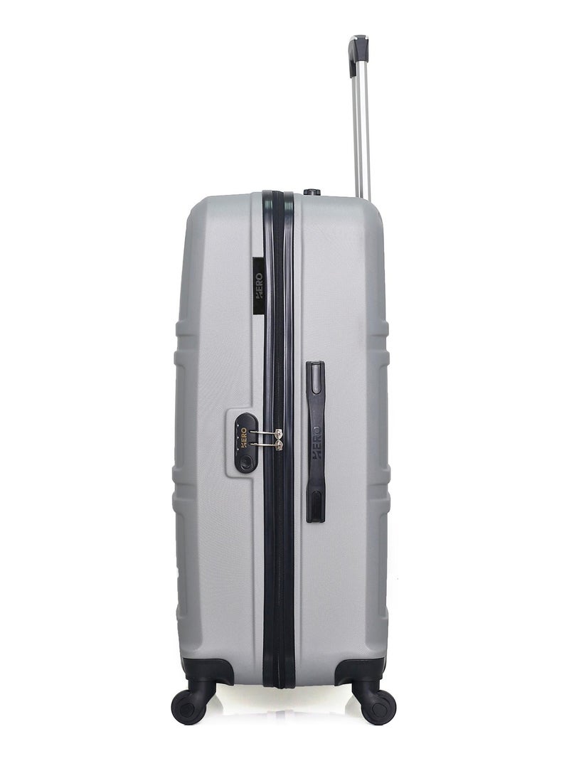 HERO - Lot de 2 - Valise grand format et valise weekend UTAH Gris - Kiabi