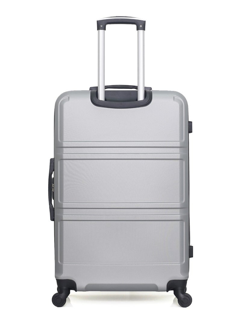HERO - Lot de 2 - Valise grand format et valise weekend UTAH Gris - Kiabi