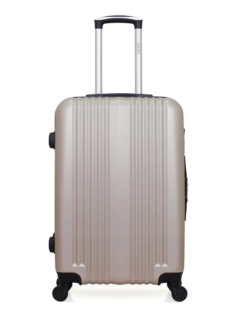 HERO - Lot de 2 - Valise weekend et valise cabine LIPARI Beige - Kiabi