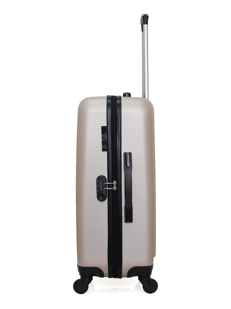 HERO - Lot de 2 - Valise weekend et valise cabine LIPARI Beige - Kiabi