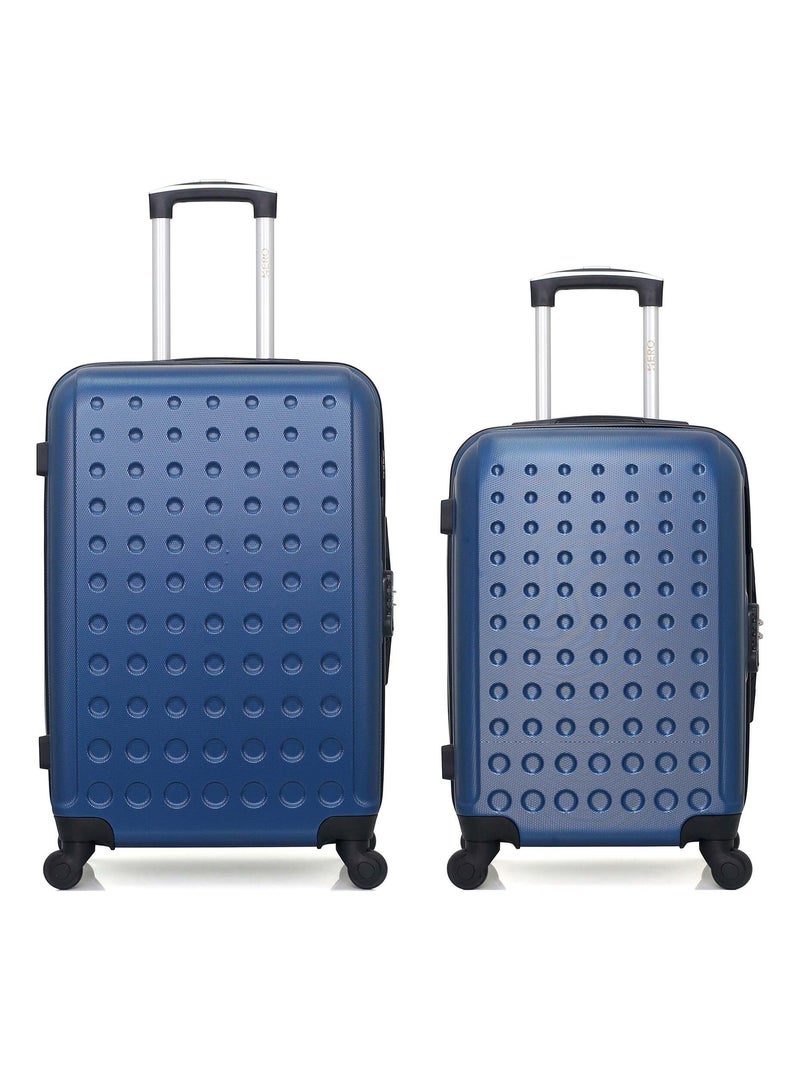 HERO - Lot de 2 - Valise weekend et valise cabine TAURUS Bleu marine - Kiabi