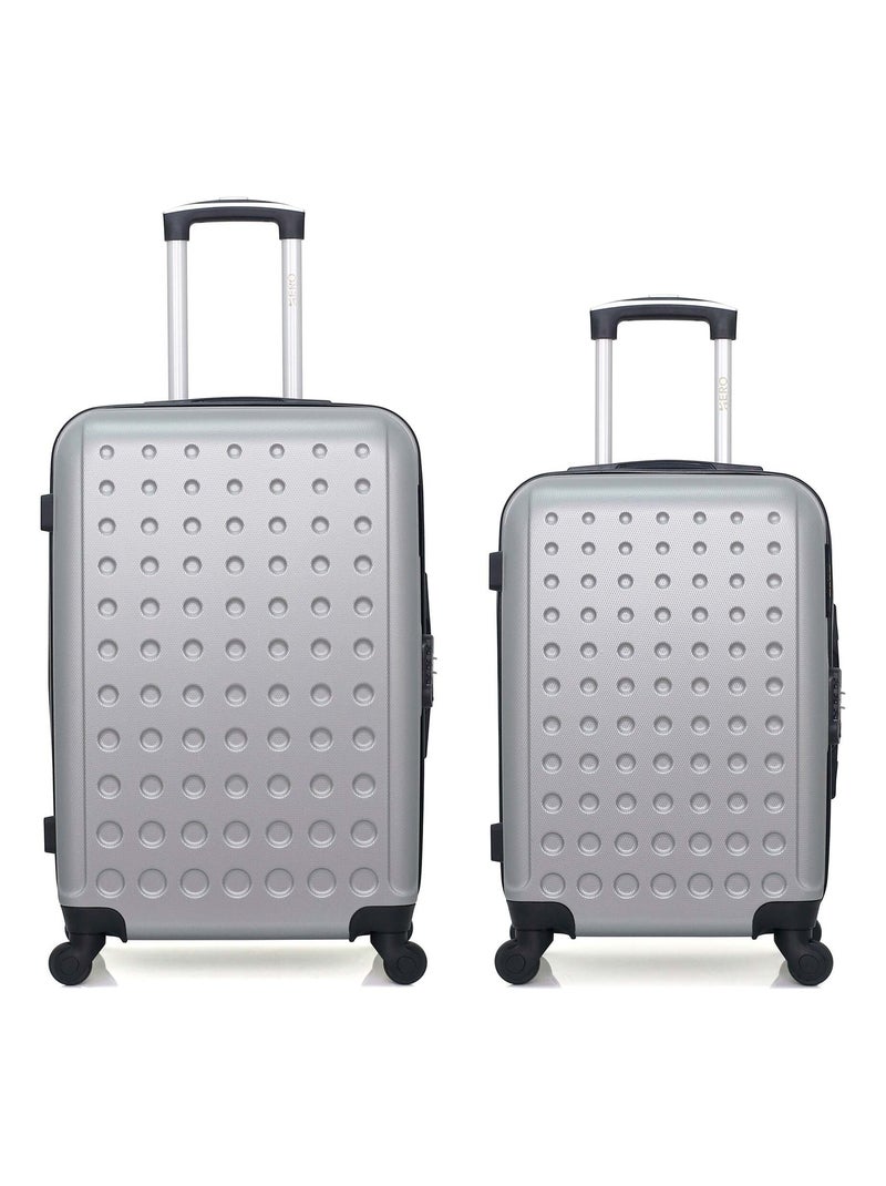 HERO - Lot de 2 - Valise weekend et valise cabine TAURUS Gris - Kiabi