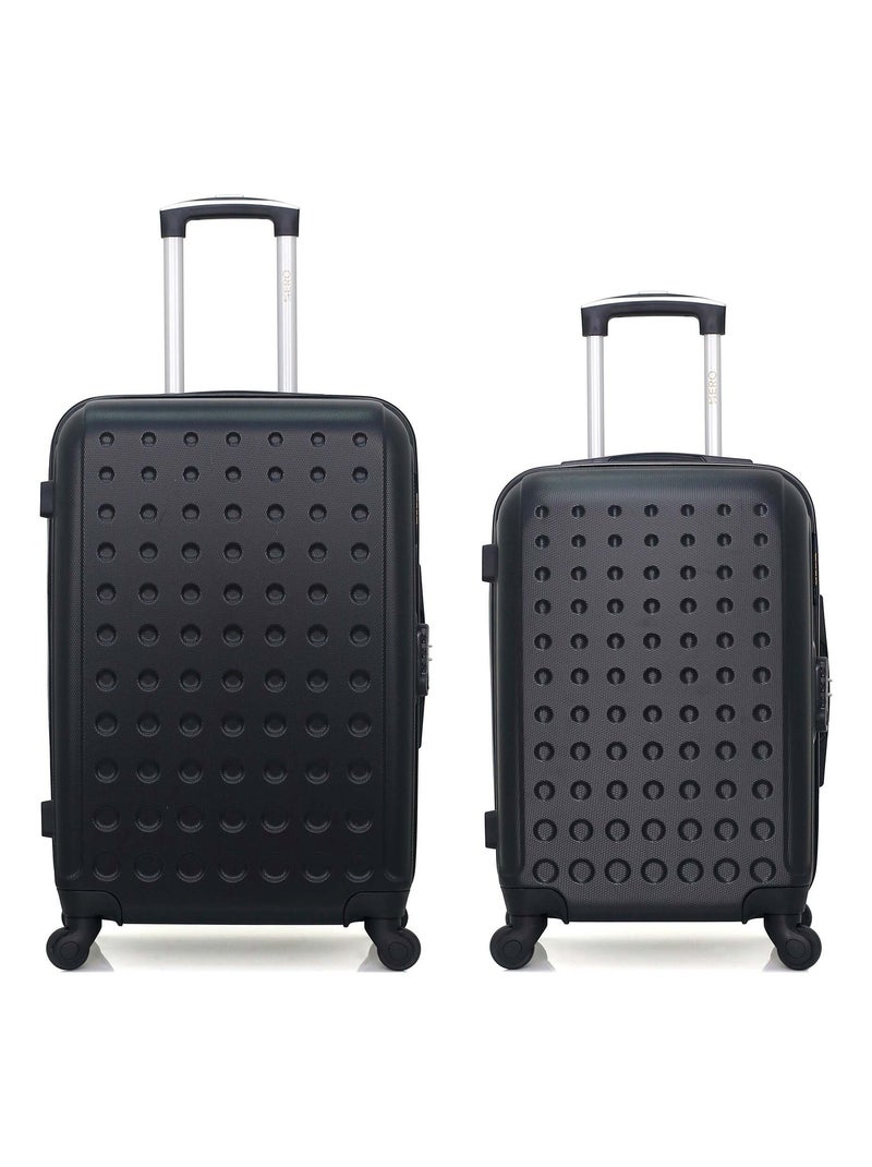 HERO - Lot de 2 - Valise weekend et valise cabine TAURUS Noir - Kiabi
