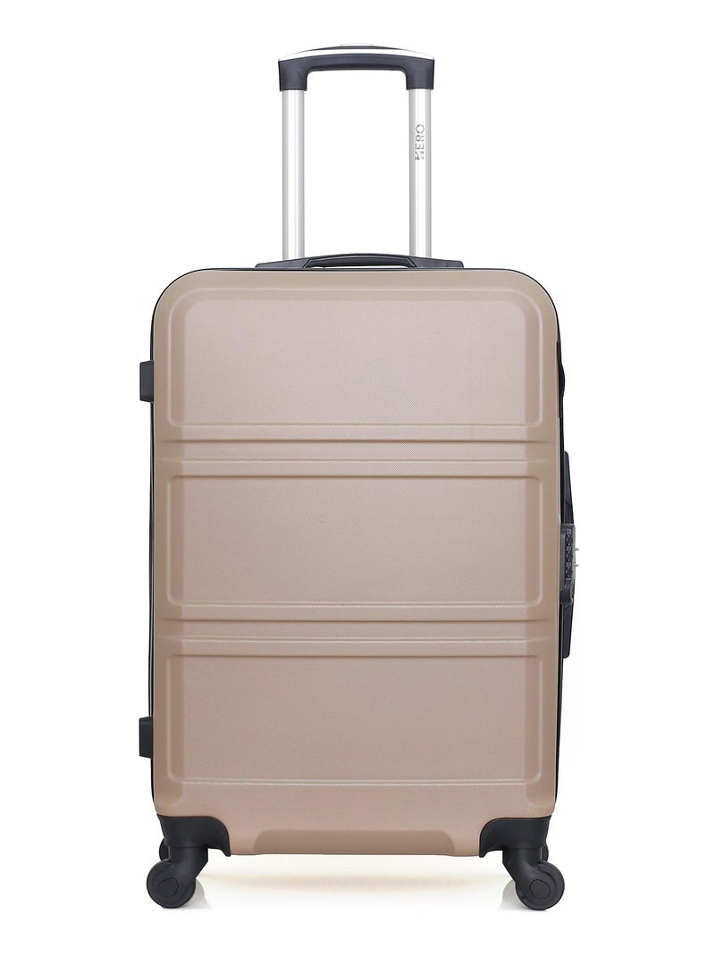 HERO - Lot de 2 - Valise weekend et valise cabine UTAH Beige - Kiabi