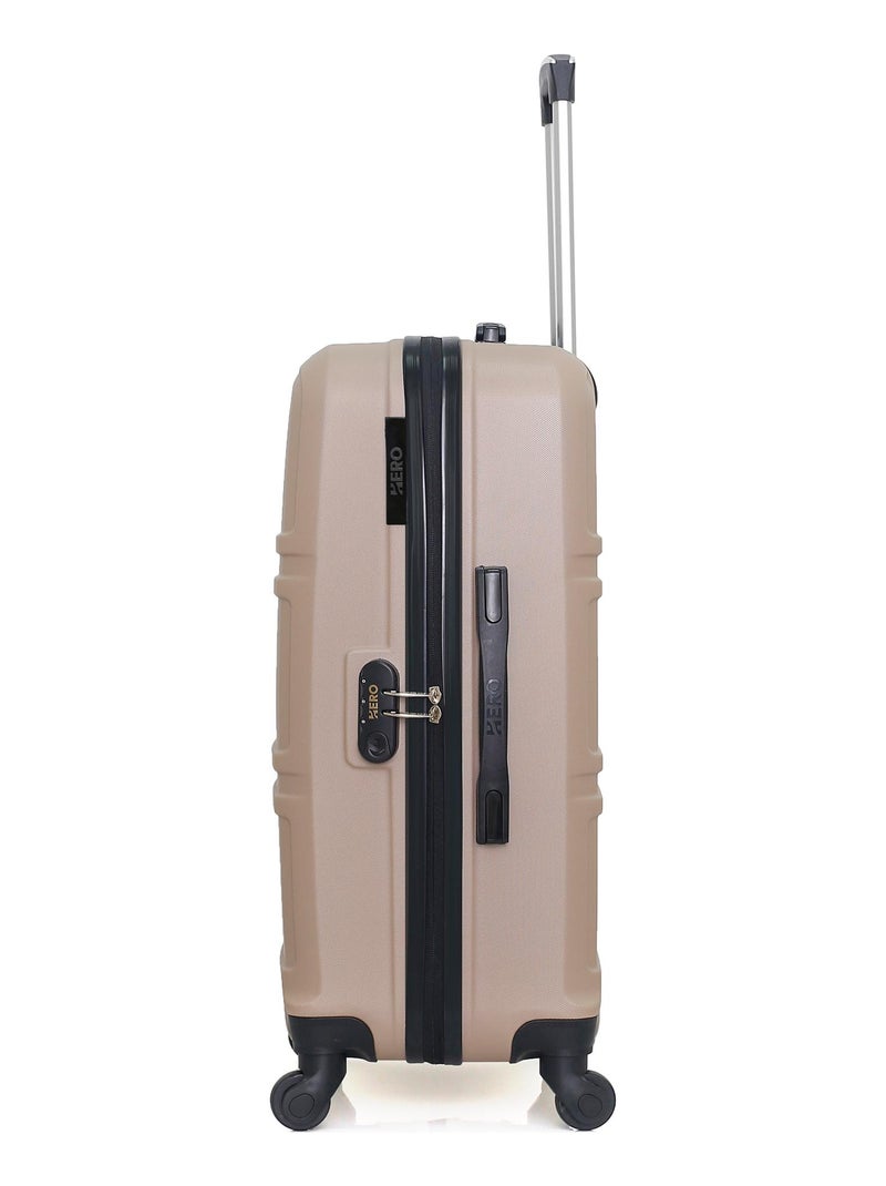 HERO - Lot de 2 - Valise weekend et valise cabine UTAH Beige - Kiabi