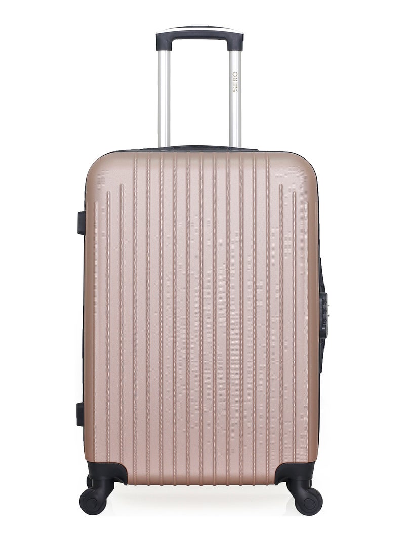 HERO - Lot de 2 - Valise weekend et valise cabine XXS CARPATES Rose Métal - Kiabi