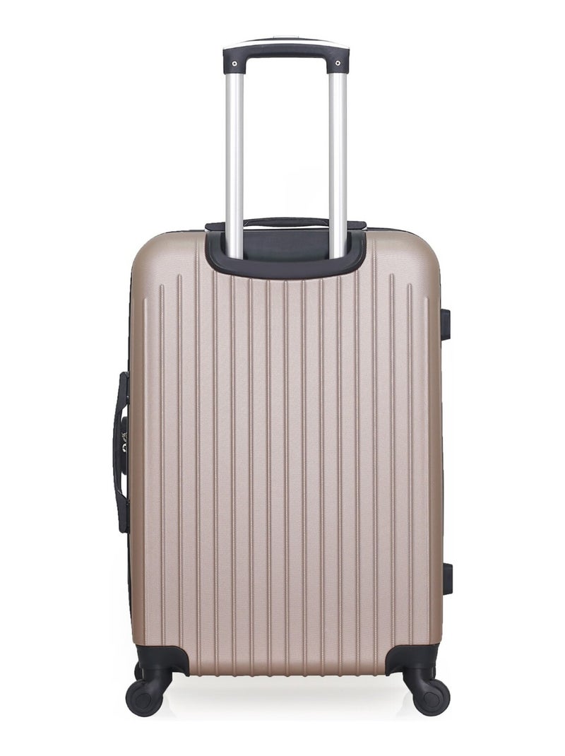 HERO - Lot de 2 - Valise weekend et valise cabine XXS CARPATES Rose Métal - Kiabi