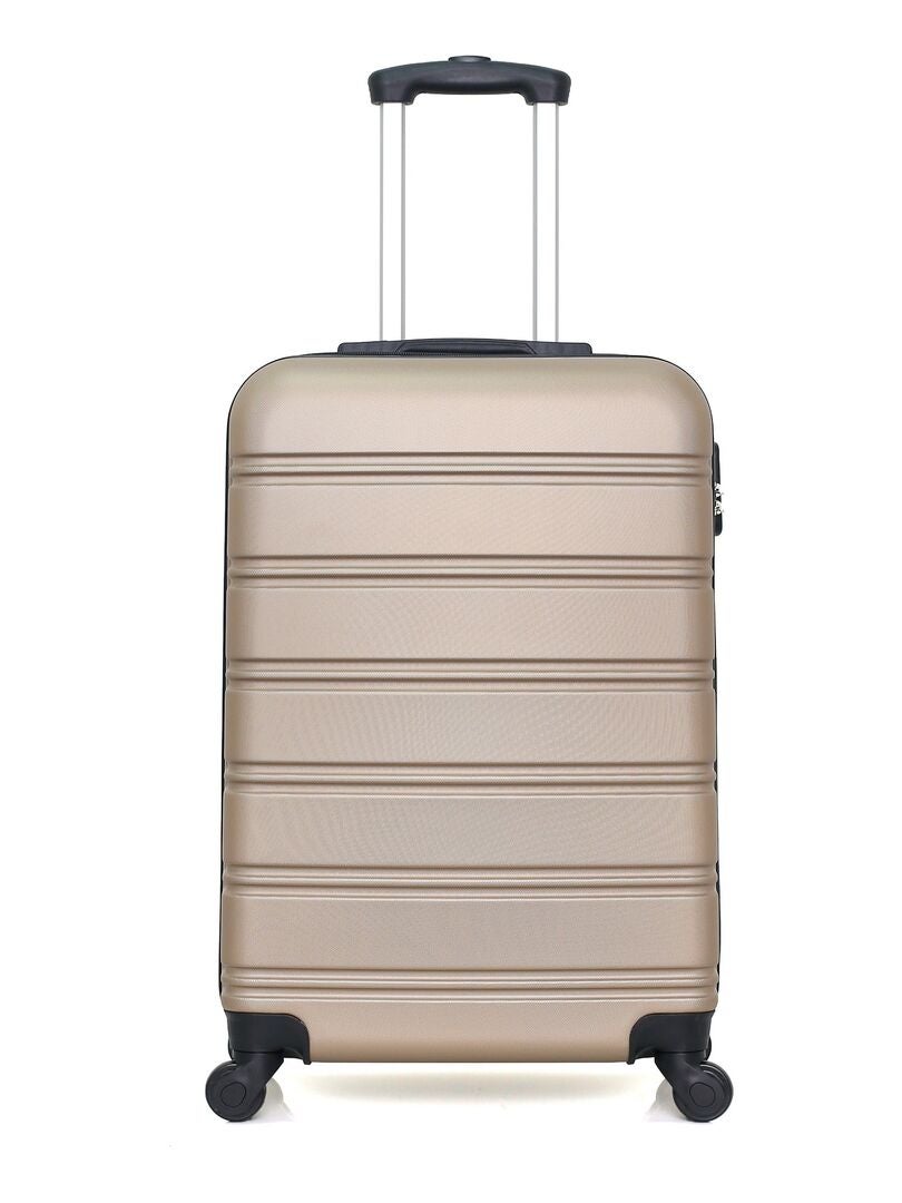 Set Valises TRVLMORE Rigides 2 Pièces - Valise Cabine 38L Et Grande 110L, 4 Roulettes (Noir)