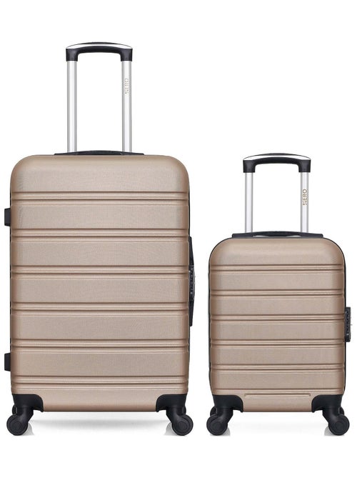 HERO - LOT DE 2 - VALISE WEEKEND ET VALISE CABINE XXS RENOSO - Kiabi