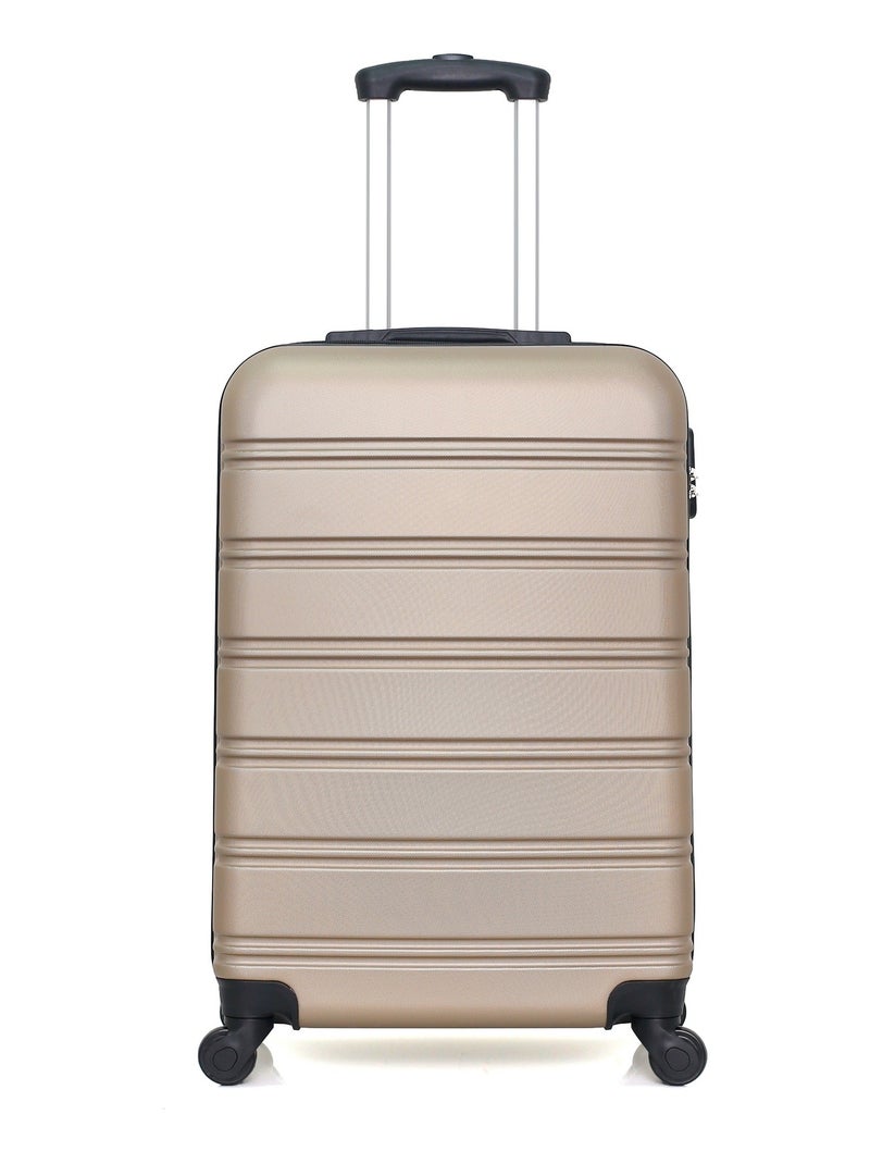 HERO - LOT DE 2 - VALISE WEEKEND ET VALISE CABINE XXS RENOSO Beige - Kiabi