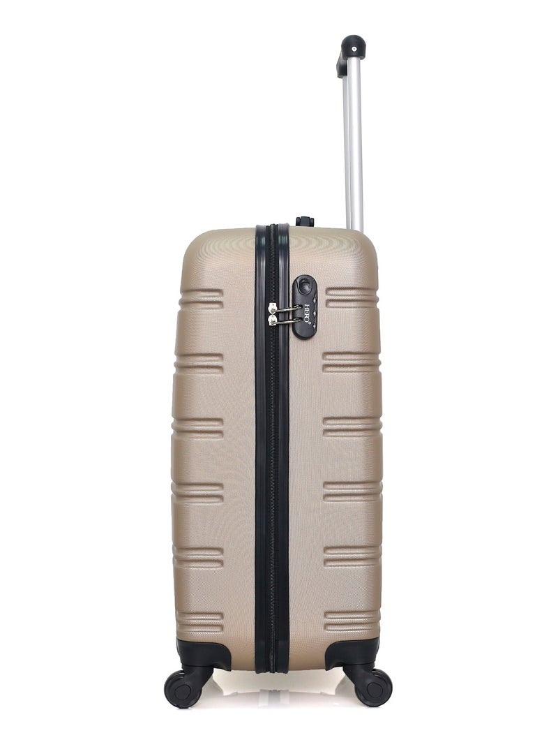 HERO - LOT DE 2 - VALISE WEEKEND ET VALISE CABINE XXS RENOSO Beige - Kiabi