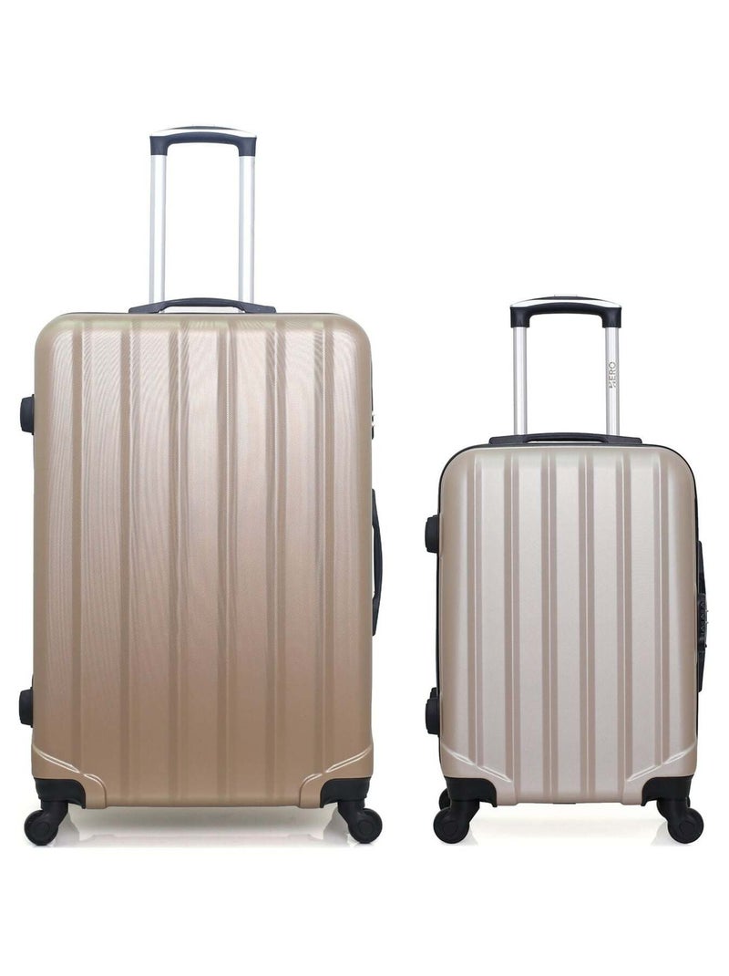 HERO - LOT DE 2 - Valises grand format et cabine HIMALAYA Beige - Kiabi