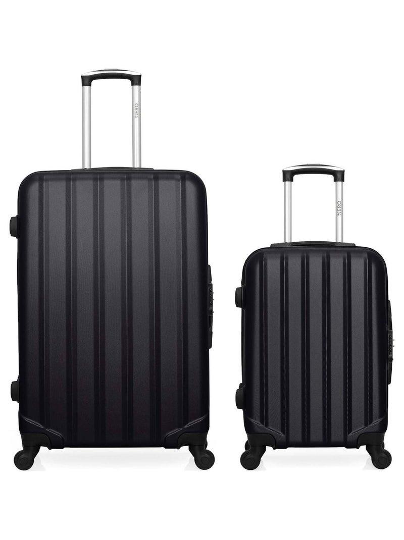 HERO - LOT DE 2 - Valises grand format et cabine HIMALAYA Noir - Kiabi