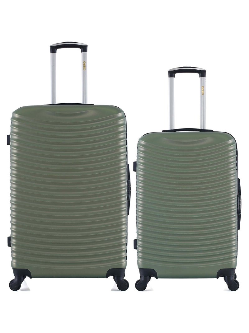 Lot de 2 - Valises grand format et weekend OVIEDO - Beige - 0.00