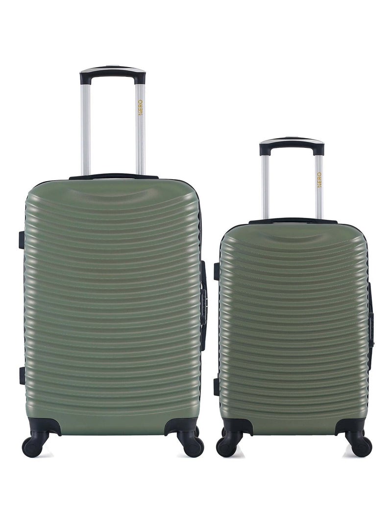 Bonnlo Set De 4 Valises, Valises De Voyage, Set Valise ABS, Grand Valise Avec Roulette Pivotantes à 360°, Bleu