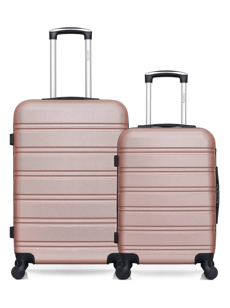 HERO - LOT DE 2 VALISES WEEKEND ET CABINE RENOSO Rose clair - Kiabi