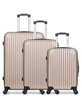 HERO - Lot de 3 - Valise grand format, valise weekend et valise cabine CARPATES