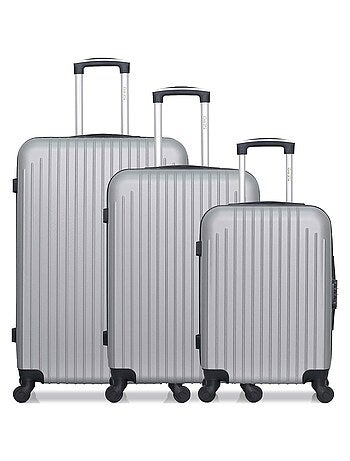 HERO - Lot de 3 - Valise grand format, valise weekend et valise cabine CARPATES