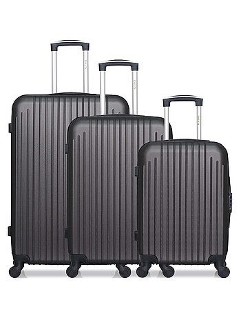 HERO - Lot de 3 - Valise grand format, valise weekend et valise cabine CARPATES
