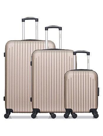 HERO - Lot de 3 - Valise Grand format, valise weekend et valise cabine XXS CARPATES