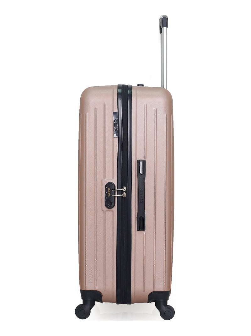 HERO - Lot de 3 - Valise Grand format, valise weekend et valise cabine XXS CARPATES Rose Métal - Kiabi