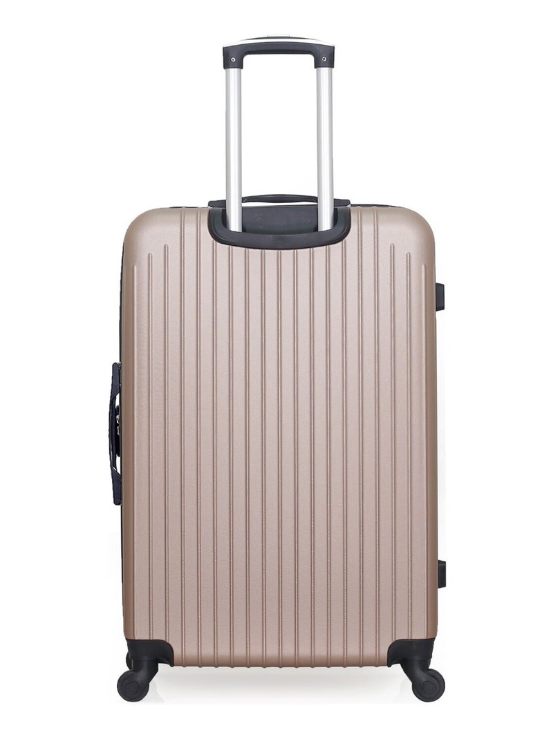 HERO - Lot de 3 - Valise Grand format, valise weekend et valise cabine XXS CARPATES Rose Métal - Kiabi