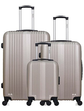 HERO - Lot de 3 - Valise Grand format, valise weekend et valise cabine XXS LIPARI