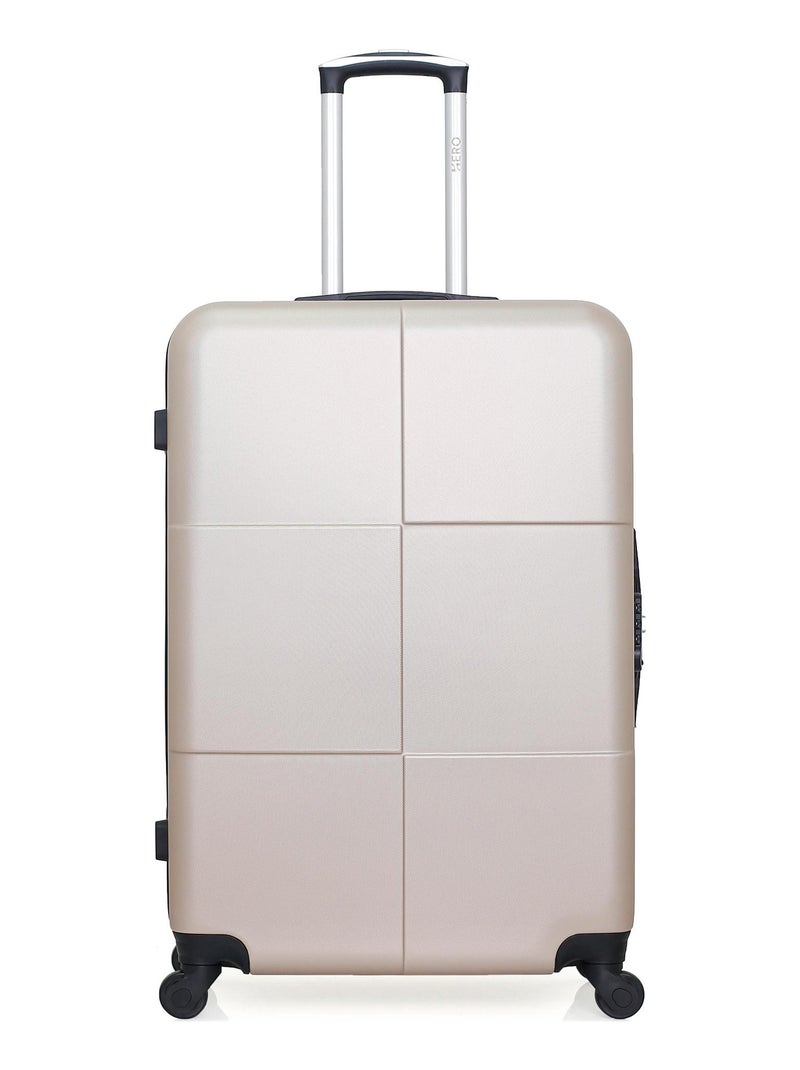 HERO - Lot de 3 - Valise grand format, valise weekend et vanity CORONADO Beige - Kiabi