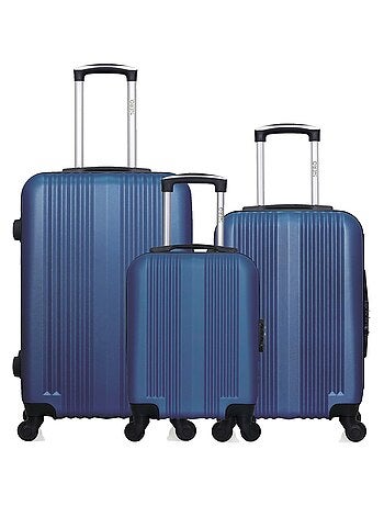 HERO - Lot de 3 - Valise Weekend, valise cabine et valise cabine XXS LIPARI