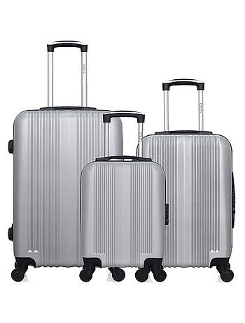 HERO - Lot de 3 - Valise Weekend, valise cabine et valise cabine XXS LIPARI