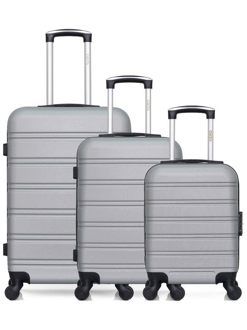 HERO - LOT DE 3 - VALISE WEEKEND , VALISE CABINE ET VALISE CABINE XXS RENOSO - Kiabi