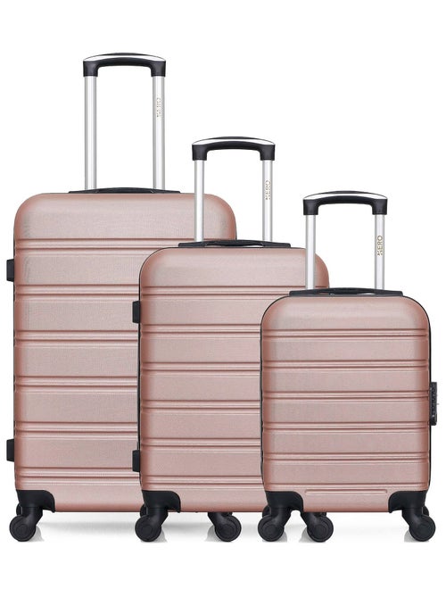HERO - LOT DE 3 - VALISE WEEKEND , VALISE CABINE ET VALISE CABINE XXS RENOSO - Kiabi