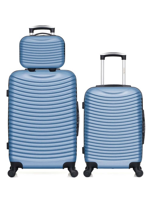 HERO - Lot de 3 - Valise weekend, valise cabine et vanity ETNA - Kiabi
