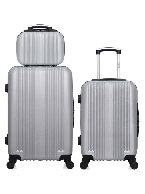 HERO - Lot de 3 - Valise weekend, valise cabine et vanity LIPARI - Kiabi